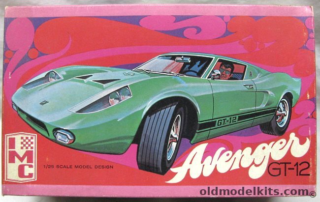 IMC 1/25 Avenger GT-12 by Fiberfab of California, 120-300 plastic model kit